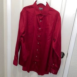 Kenneth Cole Reaction Button up Dress shirt (Slim fit Large)
